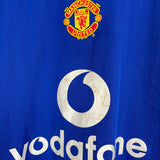 Shop 2005/06 MANCHESTER UNITED HEINZE #4 L/S AWAY SHIRT (M) NIKE, classic football shirts, vintage football shirts & retro soccer jerseys at Cult Kits