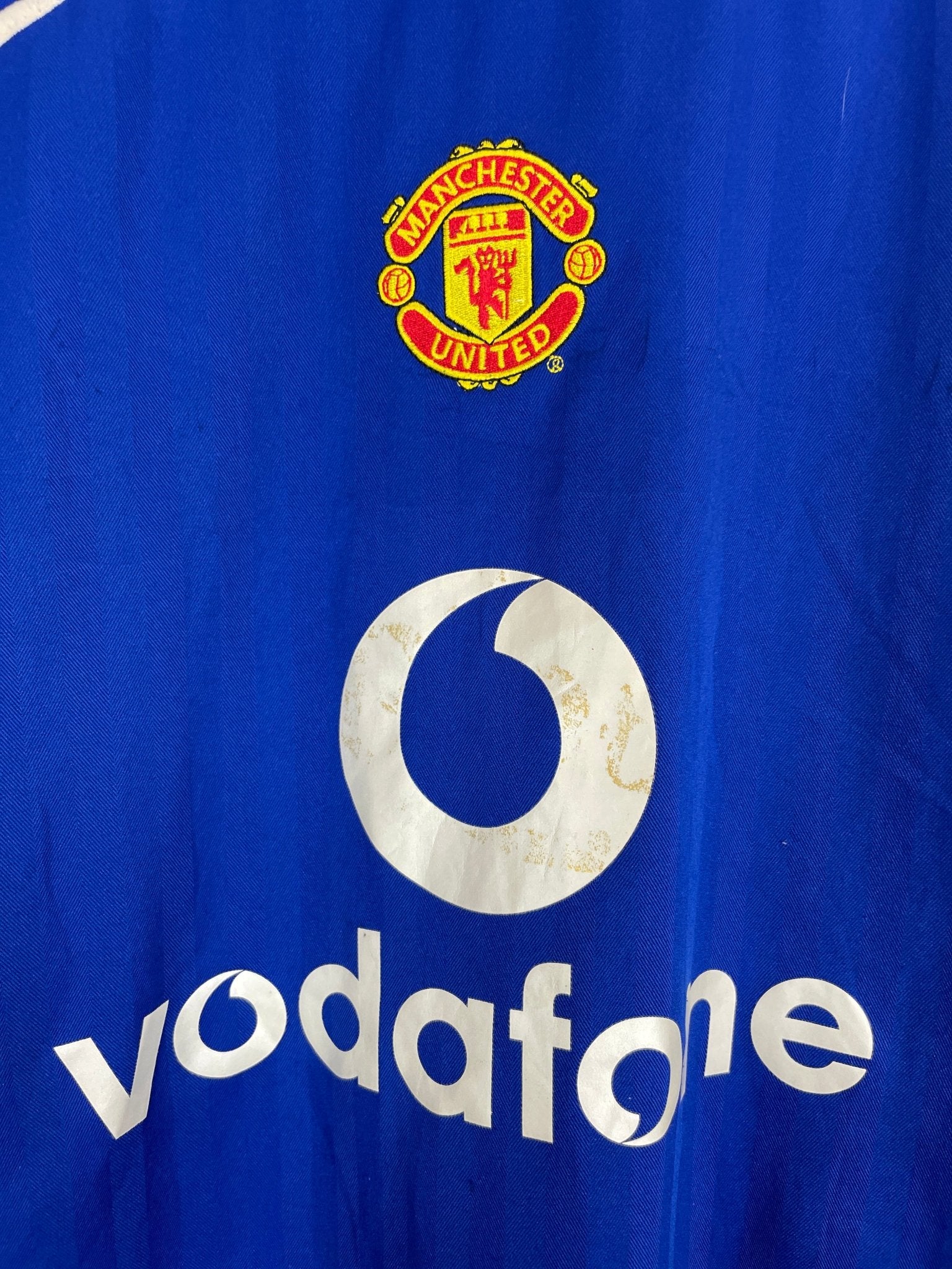 Shop 2005/06 MANCHESTER UNITED HEINZE #4 L/S AWAY SHIRT (M) NIKE, classic football shirts, vintage football shirts & retro soccer jerseys at Cult Kits