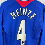 Shop 2005/06 MANCHESTER UNITED HEINZE #4 L/S AWAY SHIRT (M) NIKE, classic football shirts, vintage football shirts & retro soccer jerseys at Cult Kits