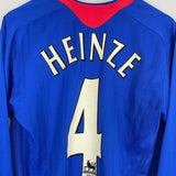 Shop 2005/06 MANCHESTER UNITED HEINZE #4 L/S AWAY SHIRT (M) NIKE, classic football shirts, vintage football shirts & retro soccer jerseys at Cult Kits