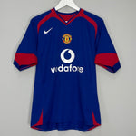 Shop 2005/06 MANCHESTER UNITED RONALDO #7 AWAY SHIRT (M) NIKE, classic football shirts, vintage football shirts & retro soccer jerseys at Cult Kits