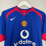 Shop 2005/06 MANCHESTER UNITED RONALDO #7 AWAY SHIRT (M) NIKE, classic football shirts, vintage football shirts & retro soccer jerseys at Cult Kits