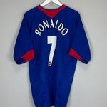 2005/06 MANCHESTER UNITED RONALDO 7 AWAY SHIRT (XL) NIKE - Cult Kits - XL - Buy Vintage Football Shirts, Authentic Retro Football Shirts For Sale, Classic Football Shirts & Soccer Jersey