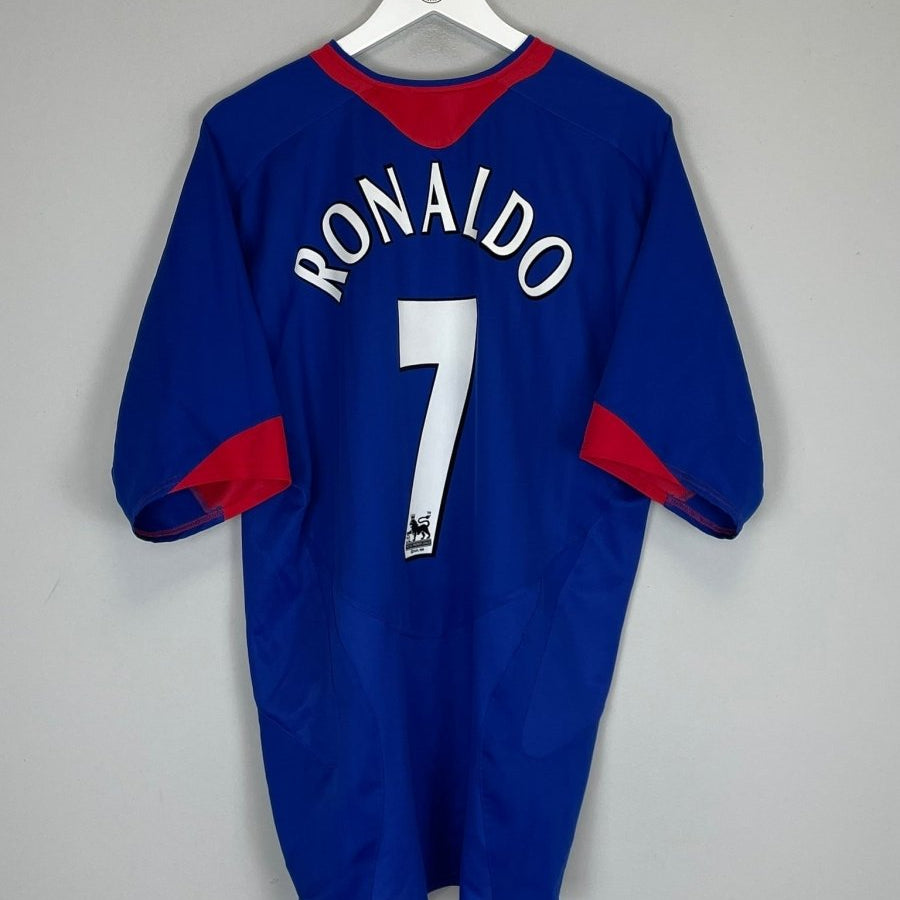 2005/06 MANCHESTER UNITED RONALDO 7 AWAY SHIRT (XL) NIKE - Cult Kits - XL - Buy Vintage Football Shirts, Authentic Retro Football Shirts For Sale, Classic Football Shirts & Soccer Jersey