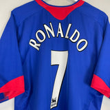 2005/06 MANCHESTER UNITED RONALDO 7 AWAY SHIRT (XL) NIKE - Cult Kits - XL - Buy Vintage Football Shirts, Authentic Retro Football Shirts For Sale, Classic Football Shirts & Soccer Jersey