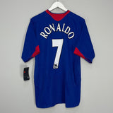 Shop 2005/06 MANCHESTER UNITED RONALDO #7 *BNWT* AWAY SHIRT (L) NIKE, classic football shirts, vintage football shirts & retro soccer jerseys at Cult Kits
