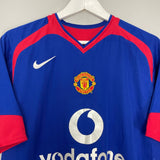Shop 2005/06 MANCHESTER UNITED ROONEY #8 AWAY SHIRT (M) NIKE, classic football shirts, vintage football shirts & retro soccer jerseys at Cult Kits