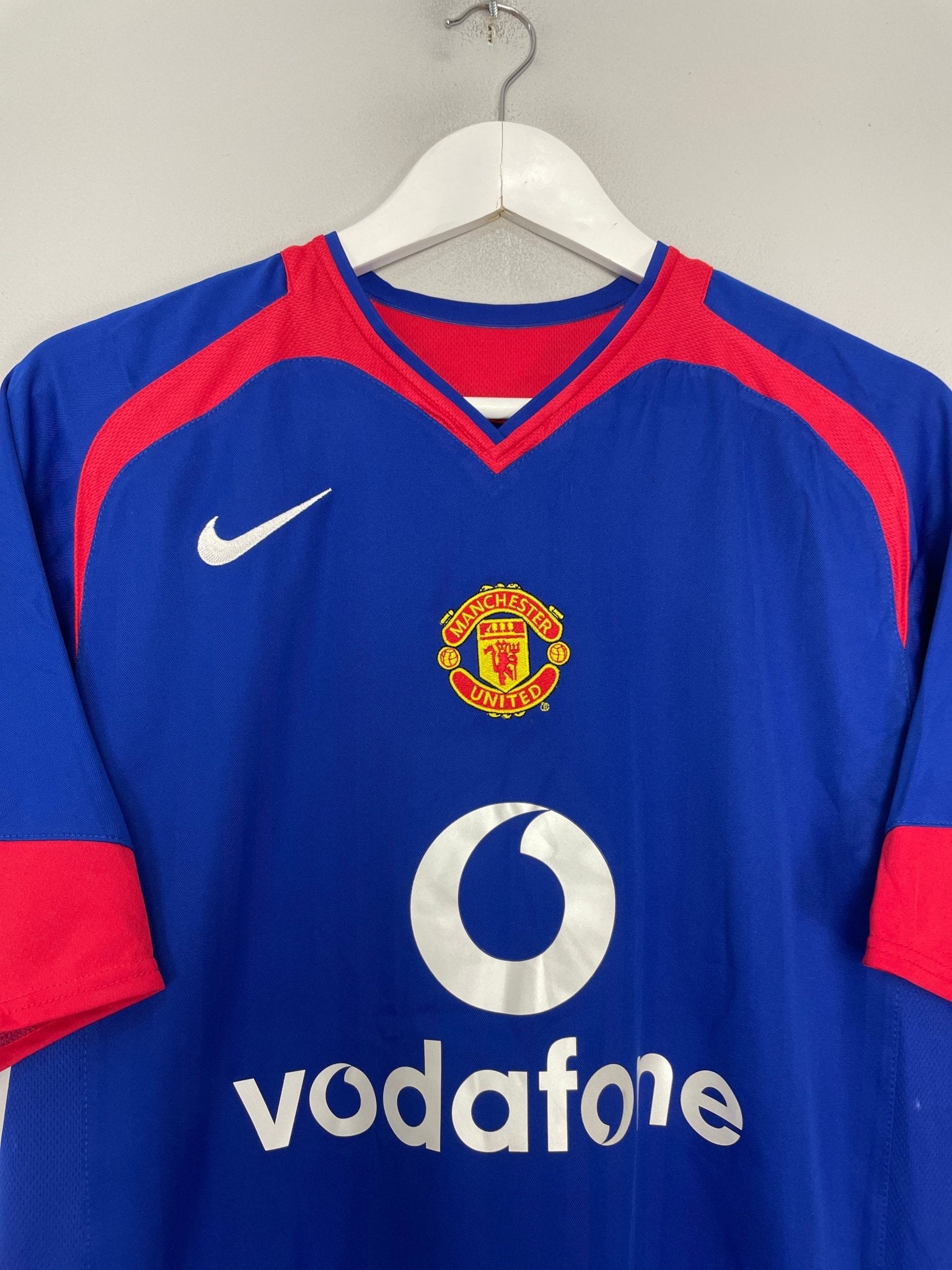 Shop 2005/06 MANCHESTER UNITED ROONEY #8 AWAY SHIRT (M) NIKE, classic football shirts, vintage football shirts & retro soccer jerseys at Cult Kits