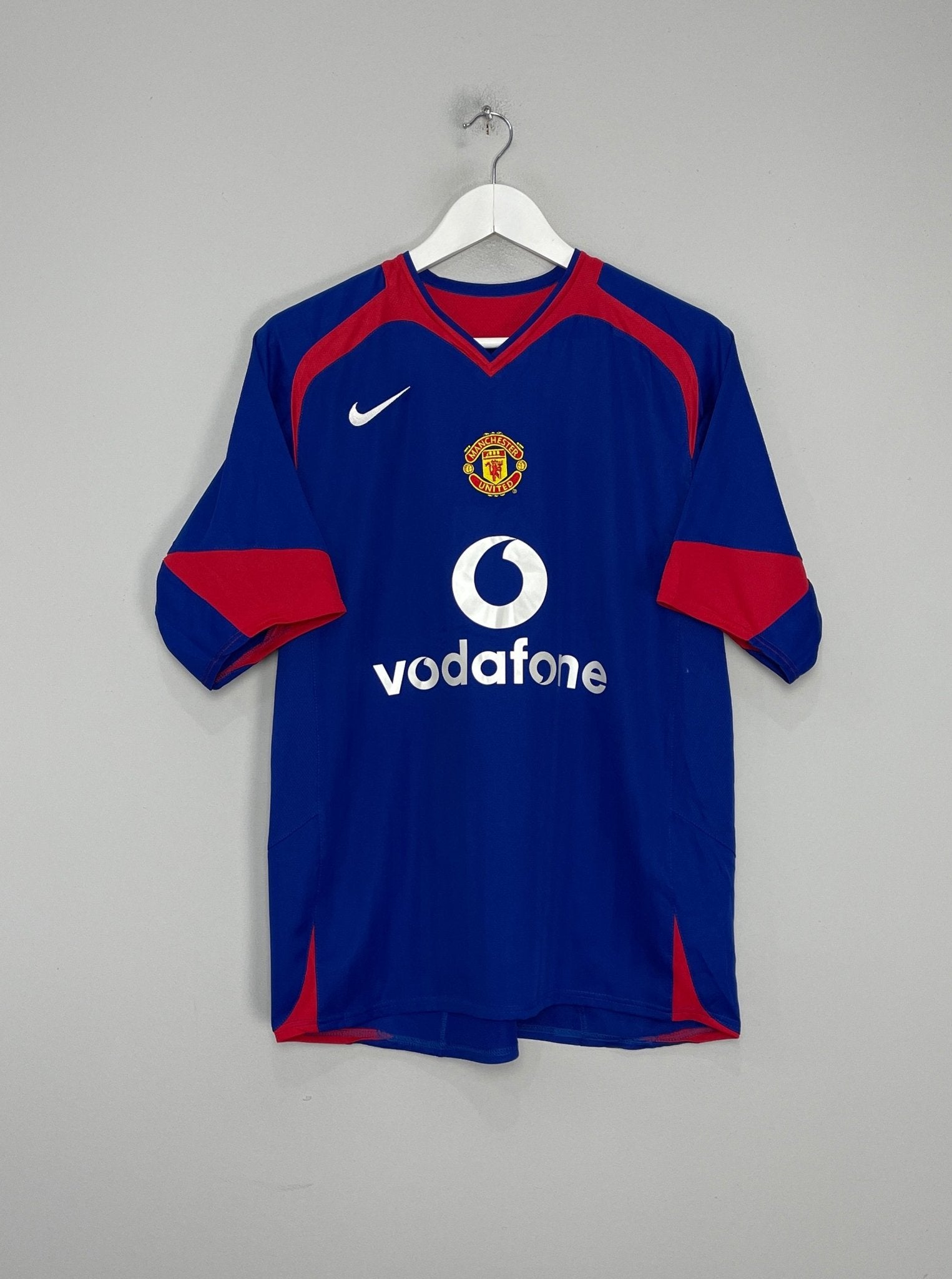 Shop 2005/06 MANCHESTER UNITED ROONEY #8 AWAY SHIRT (M) NIKE, classic football shirts, vintage football shirts & retro soccer jerseys at Cult Kits