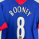 Shop 2005/06 MANCHESTER UNITED ROONEY #8 AWAY SHIRT (M) NIKE, classic football shirts, vintage football shirts & retro soccer jerseys at Cult Kits
