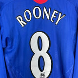 Shop 2005/06 MANCHESTER UNITED ROONEY #8 L/S AWAY SHIRT (M) NIKE, classic football shirts, vintage football shirts & retro soccer jerseys at Cult Kits