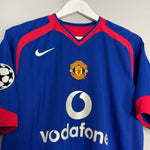Shop 2005/06 MANCHESTER UNITED SMITH #14 C/L AWAY SHIRT (S) NIKE, classic football shirts, vintage football shirts & retro soccer jerseys at Cult Kits