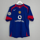 Shop 2005/06 MANCHESTER UNITED SMITH #14 C/L AWAY SHIRT (S) NIKE, classic football shirts, vintage football shirts & retro soccer jerseys at Cult Kits
