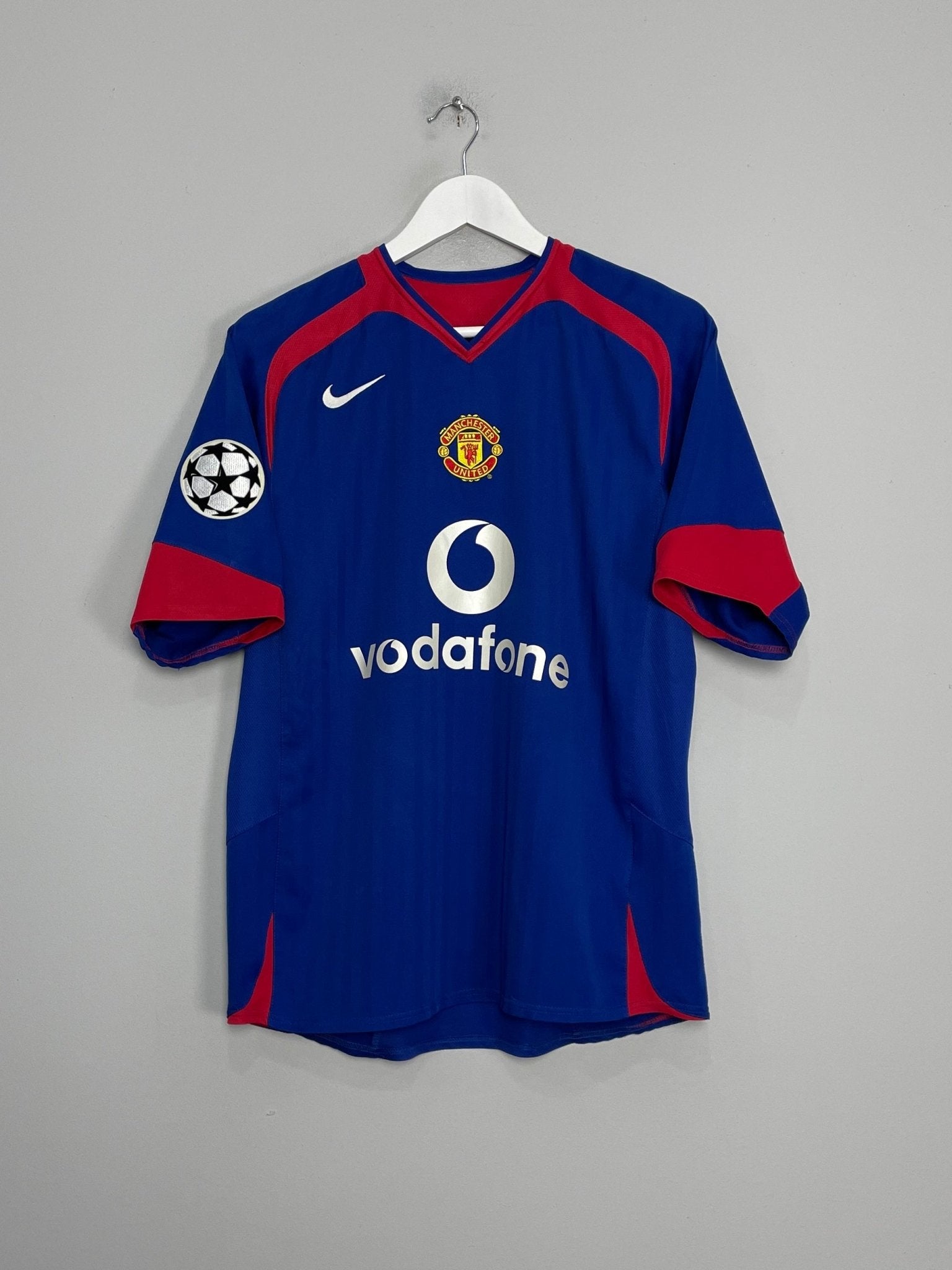 Shop 2005/06 MANCHESTER UNITED SMITH #14 C/L AWAY SHIRT (S) NIKE, classic football shirts, vintage football shirts & retro soccer jerseys at Cult Kits