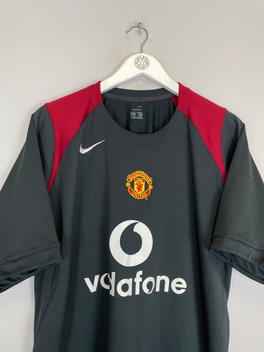 2005/06 MANCHESTER UNITED TRAINING SHIRT (XL) NIKE - Cult Kits - XL - Buy Vintage Football Shirts, Authentic Retro Football Shirts For Sale, Classic Football Shirts & Soccer Jersey