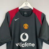 2005/06 MANCHESTER UNITED TRAINING SHIRT (XL) NIKE - Cult Kits - XL - Buy Vintage Football Shirts, Authentic Retro Football Shirts For Sale, Classic Football Shirts & Soccer Jersey