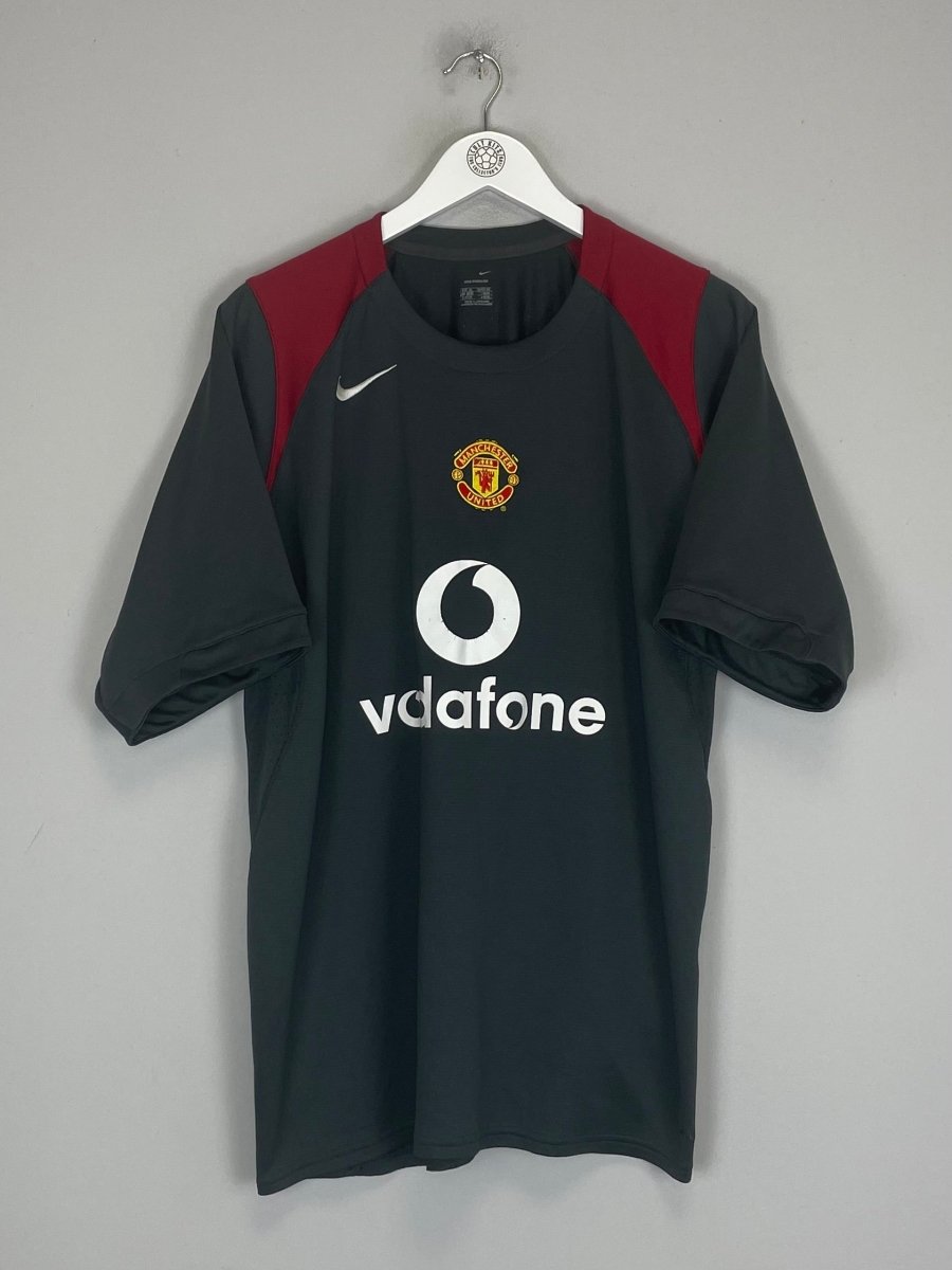 2005/06 MANCHESTER UNITED TRAINING SHIRT (XL) NIKE - Cult Kits - XL - Buy Vintage Football Shirts, Authentic Retro Football Shirts For Sale, Classic Football Shirts & Soccer Jersey