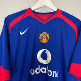 Shop 2005/06 MANCHESTER UNITED V.NISTELROOY #10 AWAY SHIRT (XL) NIKE, classic football shirts, vintage football shirts & retro soccer jerseys at Cult Kits