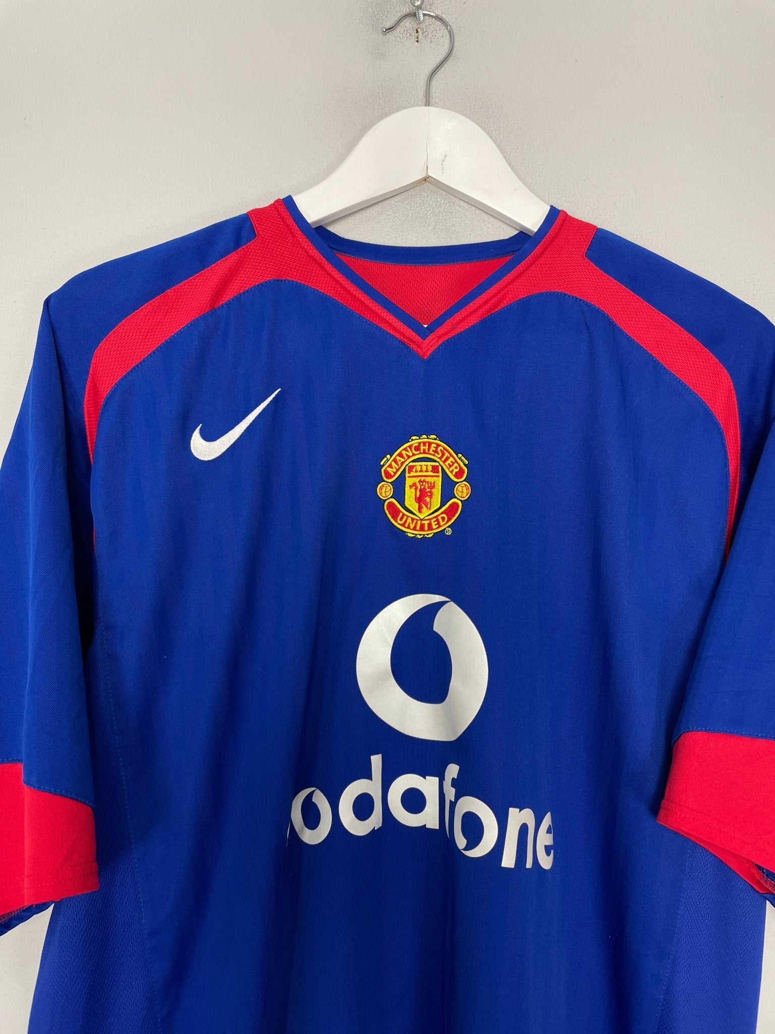 Shop 2005/06 MANCHESTER UNITED V.NISTELROOY #10 AWAY SHIRT (XL) NIKE, classic football shirts, vintage football shirts & retro soccer jerseys at Cult Kits