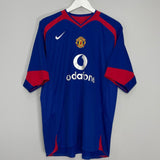 Shop 2005/06 MANCHESTER UNITED V.NISTELROOY #10 AWAY SHIRT (XL) NIKE, classic football shirts, vintage football shirts & retro soccer jerseys at Cult Kits