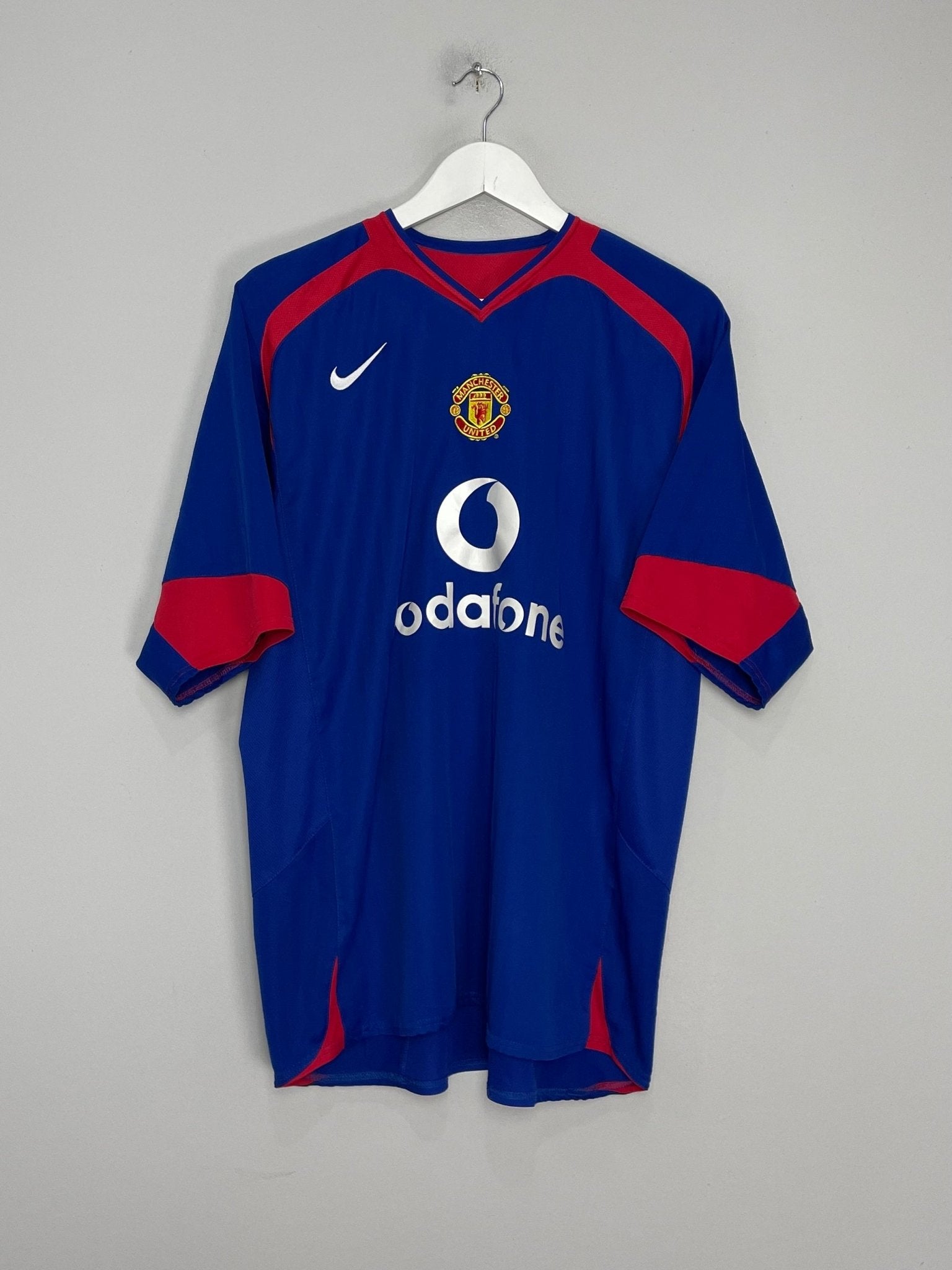 Shop 2005/06 MANCHESTER UNITED V.NISTELROOY #10 AWAY SHIRT (XL) NIKE, classic football shirts, vintage football shirts & retro soccer jerseys at Cult Kits