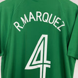 Shop 2005/06 MEXICO R.MARQUEZ #4 HOME SHIRT (M) NIKE, classic football shirts, vintage football shirts & retro soccer jerseys at Cult Kits