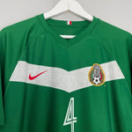 Shop 2005/06 MEXICO R.MARQUEZ #4 HOME SHIRT (M) NIKE, classic football shirts, vintage football shirts & retro soccer jerseys at Cult Kits