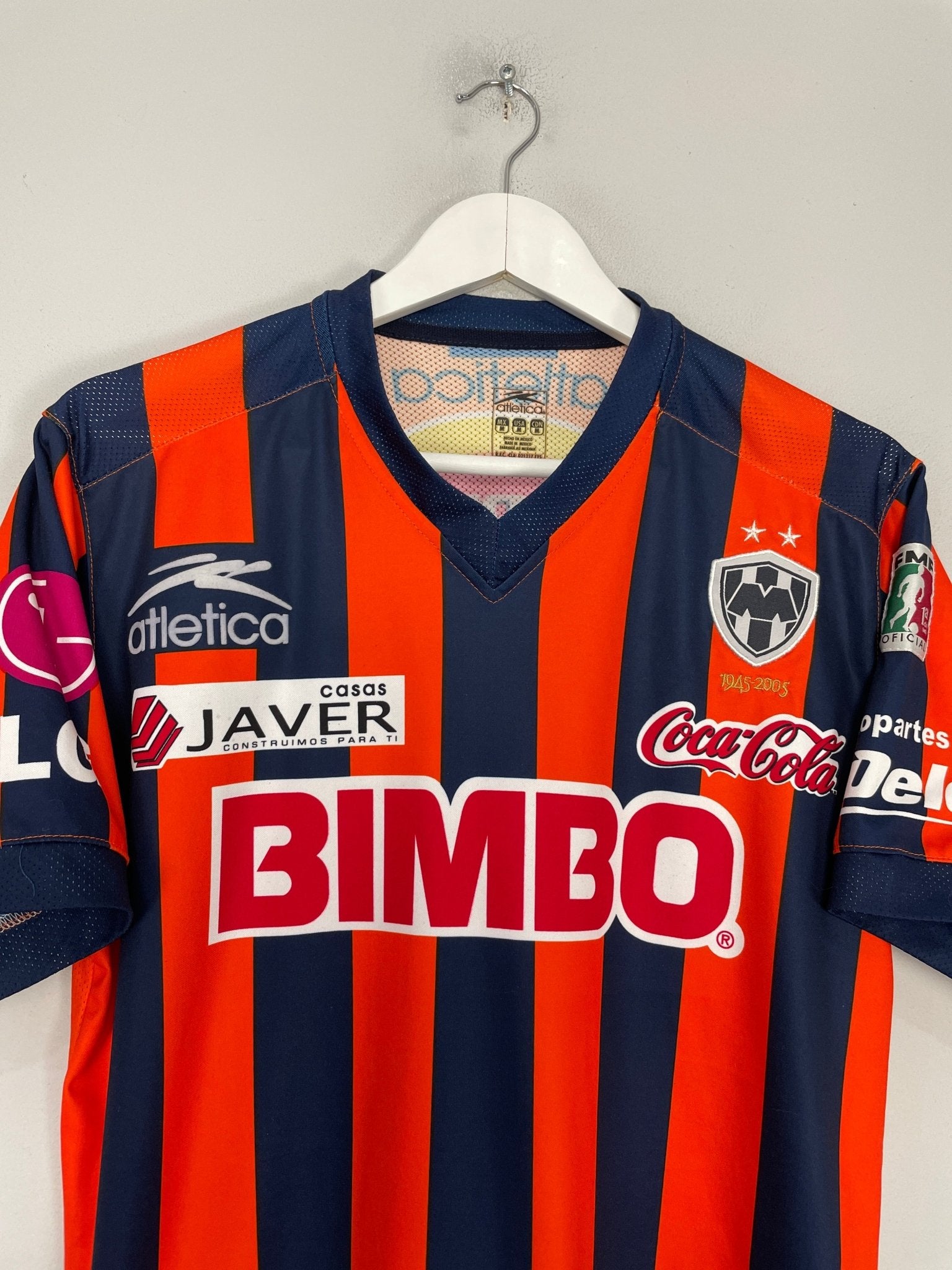 Shop 2005/06 MONTERREY 50 YEARS AWAY SHIRT (M) ATLETICA, classic football shirts, vintage football shirts & retro soccer jerseys at Cult Kits