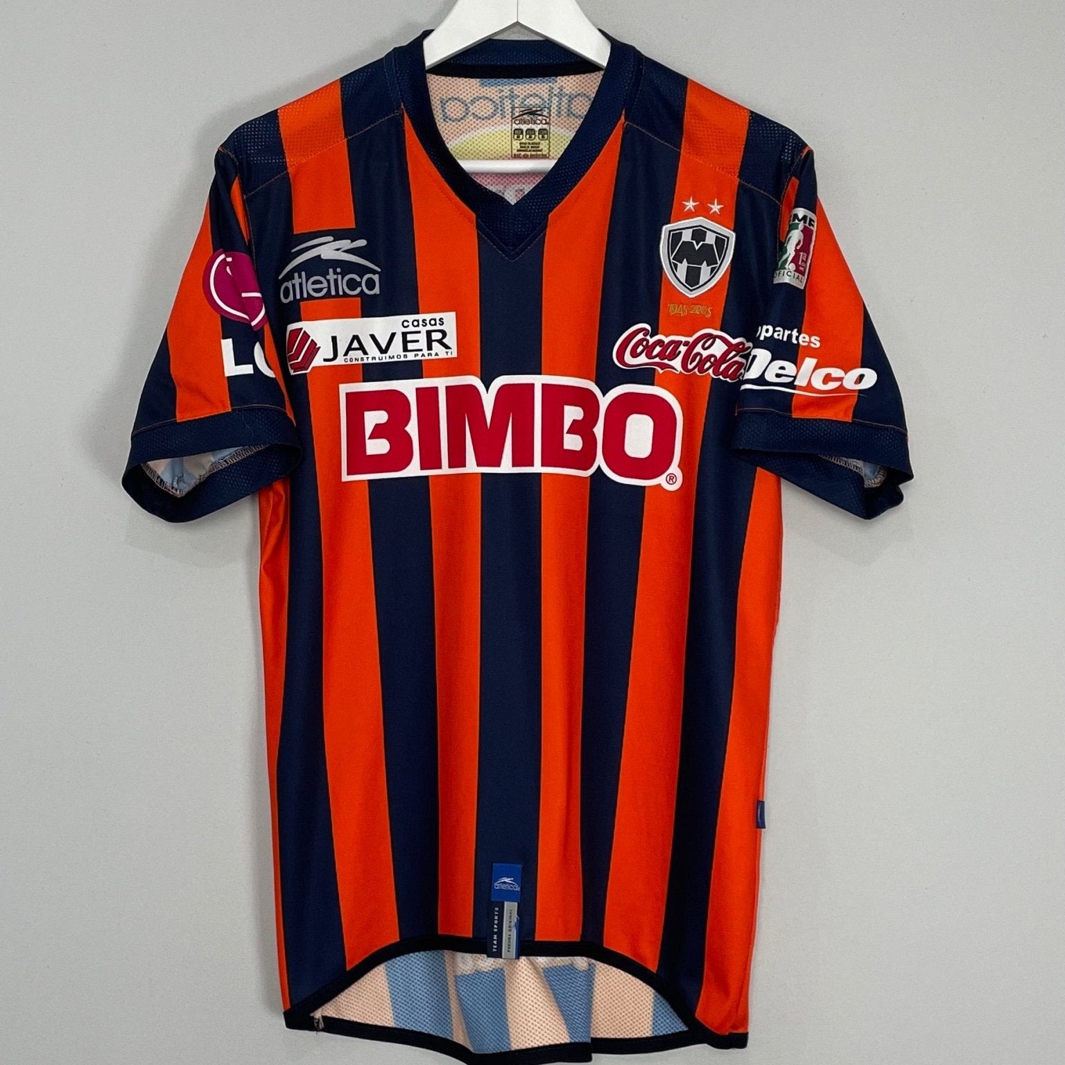Shop 2005/06 MONTERREY 50 YEARS AWAY SHIRT (M) ATLETICA, classic football shirts, vintage football shirts & retro soccer jerseys at Cult Kits