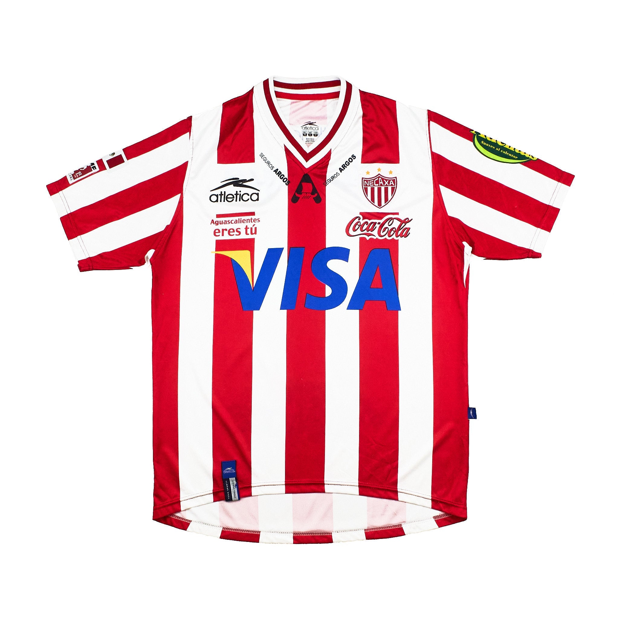Buy 2005/06 Necaxa Home Shirt (XL) Atletica ~ Free worldwide shipping ~ Authentic Vintage Football Shirts from Cult Kits