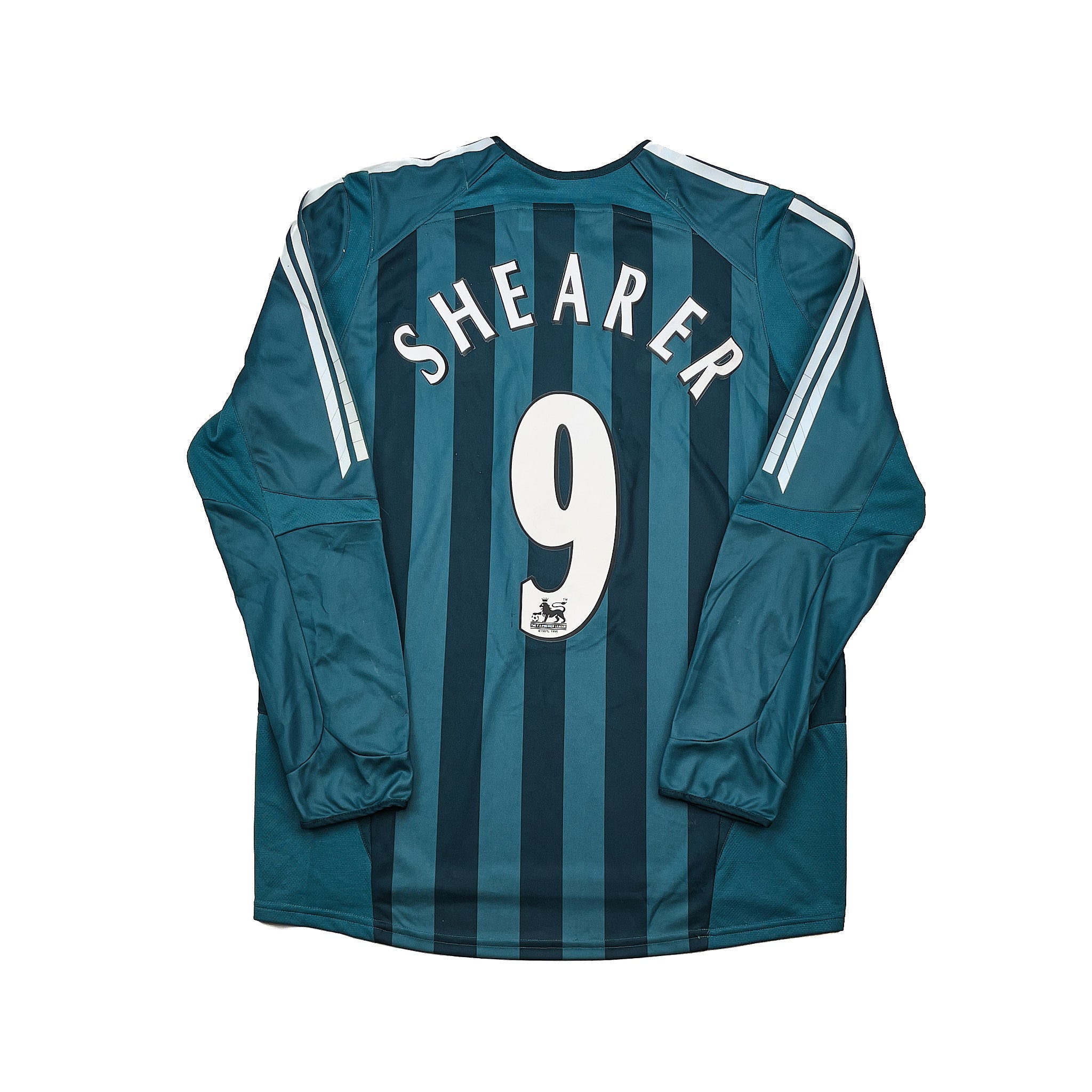 Buy 2005/06 Newcastle United Shearer 9 L/S Away Shirt (L) Adidas ~ Free worldwide shipping ~ Authentic Vintage Football Shirts from Cult Kits