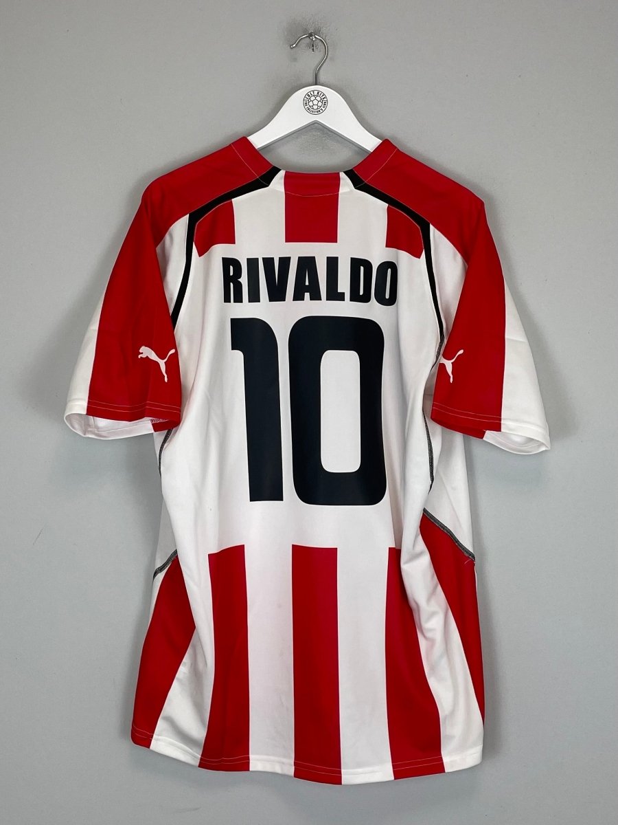 2005/06 OLYMPIAKOS RIVALDO 10 *BNWT* HOME SHIRT (XXL) PUMA - Cult Kits - XXL - Buy Vintage Football Shirts, Authentic Retro Football Shirts For Sale, Classic Football Shirts & Soccer Jersey