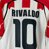 2005/06 OLYMPIAKOS RIVALDO 10 *BNWT* HOME SHIRT (XXL) PUMA - Cult Kits - XXL - Buy Vintage Football Shirts, Authentic Retro Football Shirts For Sale, Classic Football Shirts & Soccer Jersey
