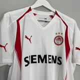 Shop 2005/06 OLYMPIAKOS RIVALDO #10 HOME SHIRT (L) PUMA, classic football shirts, vintage football shirts & retro soccer jerseys at Cult Kits