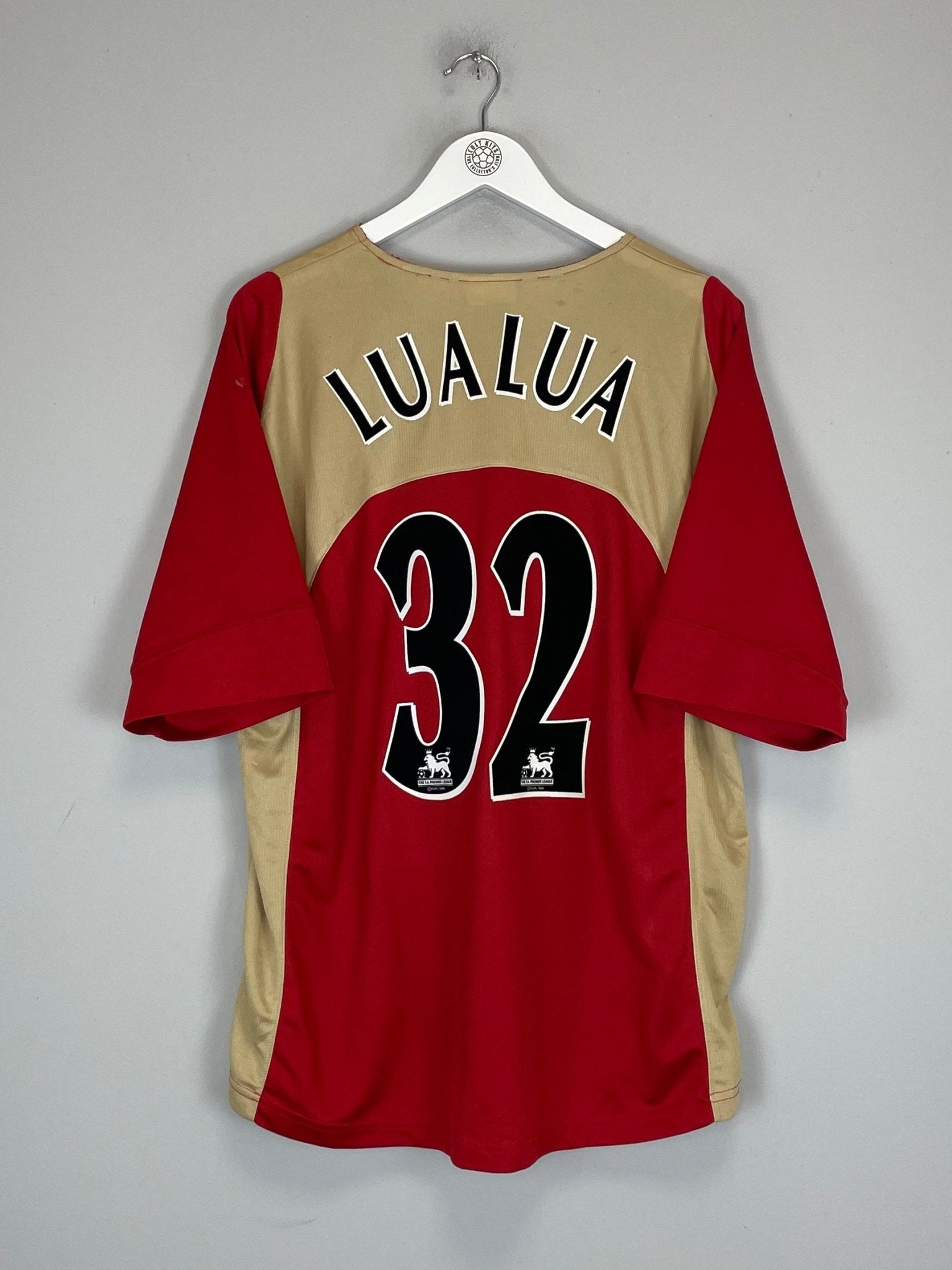 Shop 2005/06 PORTSMOUTH LUA LUA #32 AWAY SHIRT (XL) JAKO, classic football shirts, vintage football shirts & retro soccer jerseys at Cult Kits
