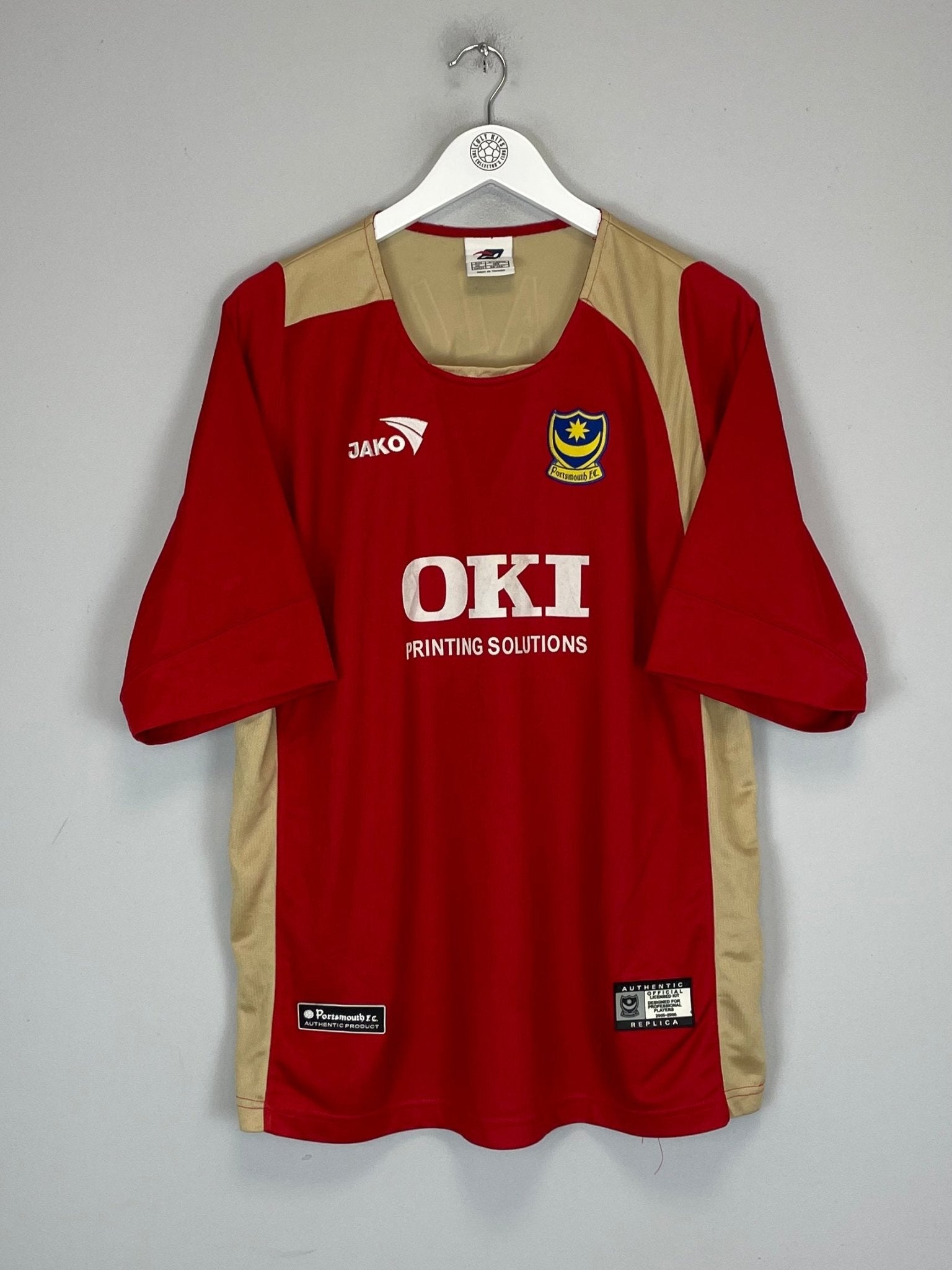 Shop 2005/06 PORTSMOUTH LUA LUA #32 AWAY SHIRT (XL) JAKO, classic football shirts, vintage football shirts & retro soccer jerseys at Cult Kits
