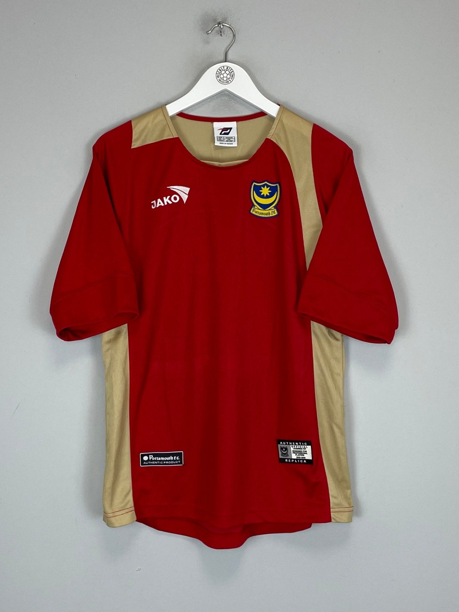 Shop 2005/06 PORTSMOUTH LUALUA #32 AWAY SHIRT (M) JAKO, classic football shirts, vintage football shirts & retro soccer jerseys at Cult Kits
