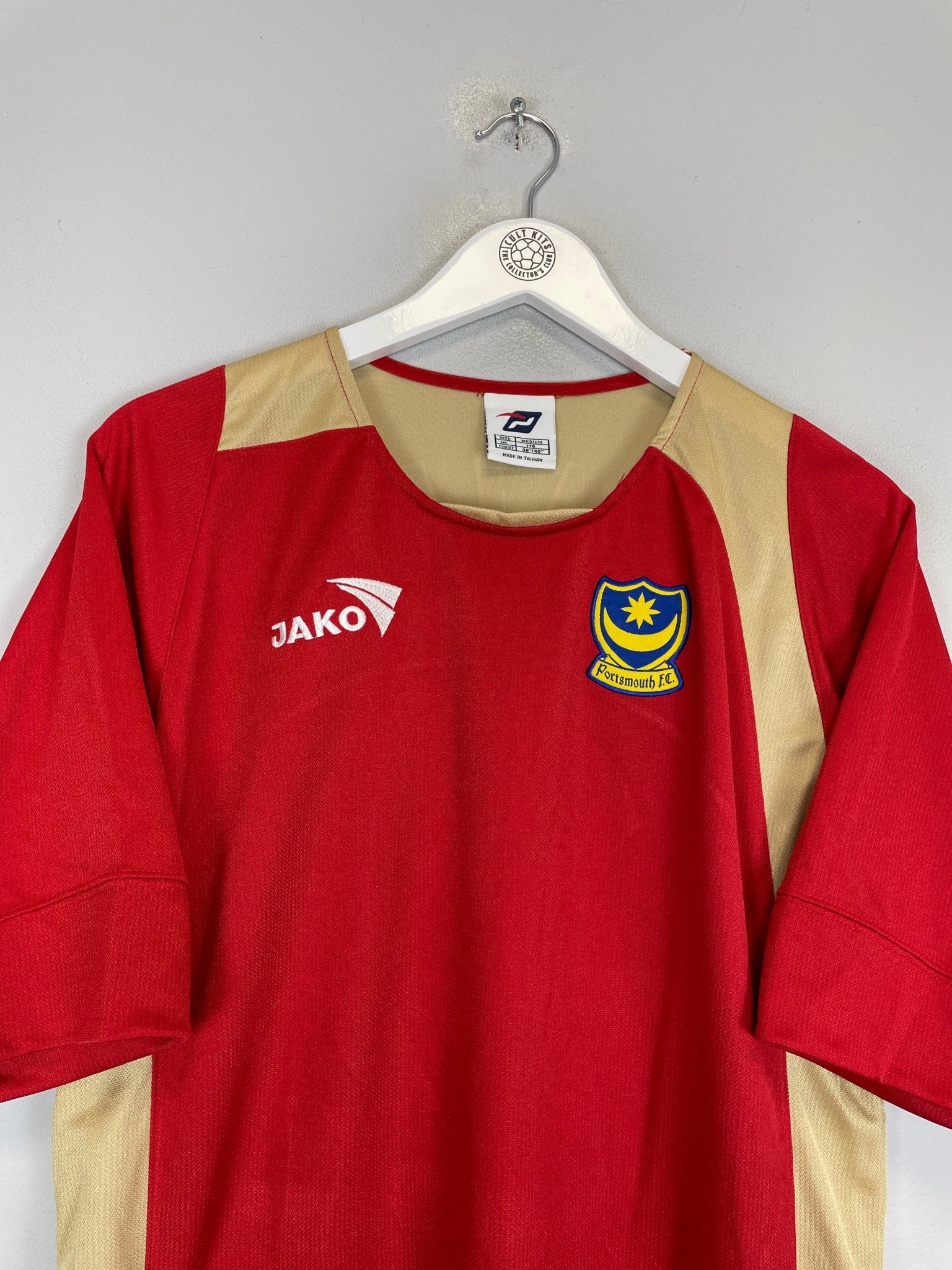Shop 2005/06 PORTSMOUTH LUALUA #32 AWAY SHIRT (M) JAKO, classic football shirts, vintage football shirts & retro soccer jerseys at Cult Kits