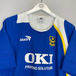 Shop 2005/06 PORTSMOUTH VIGNAL #7 HOME SHIRT (M) JAKO, classic football shirts, vintage football shirts & retro soccer jerseys at Cult Kits