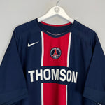 Shop 2005/06 PSG DHORASOO #10 HOME SHIRT (XL) NIKE, classic football shirts, vintage football shirts & retro soccer jerseys at Cult Kits