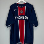 Shop 2005/06 PSG DHORASOO #10 HOME SHIRT (XL) NIKE, classic football shirts, vintage football shirts & retro soccer jerseys at Cult Kits