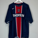 Shop 2005/06 PSG DHORASOO #10 HOME SHIRT (XL) NIKE, classic football shirts, vintage football shirts & retro soccer jerseys at Cult Kits
