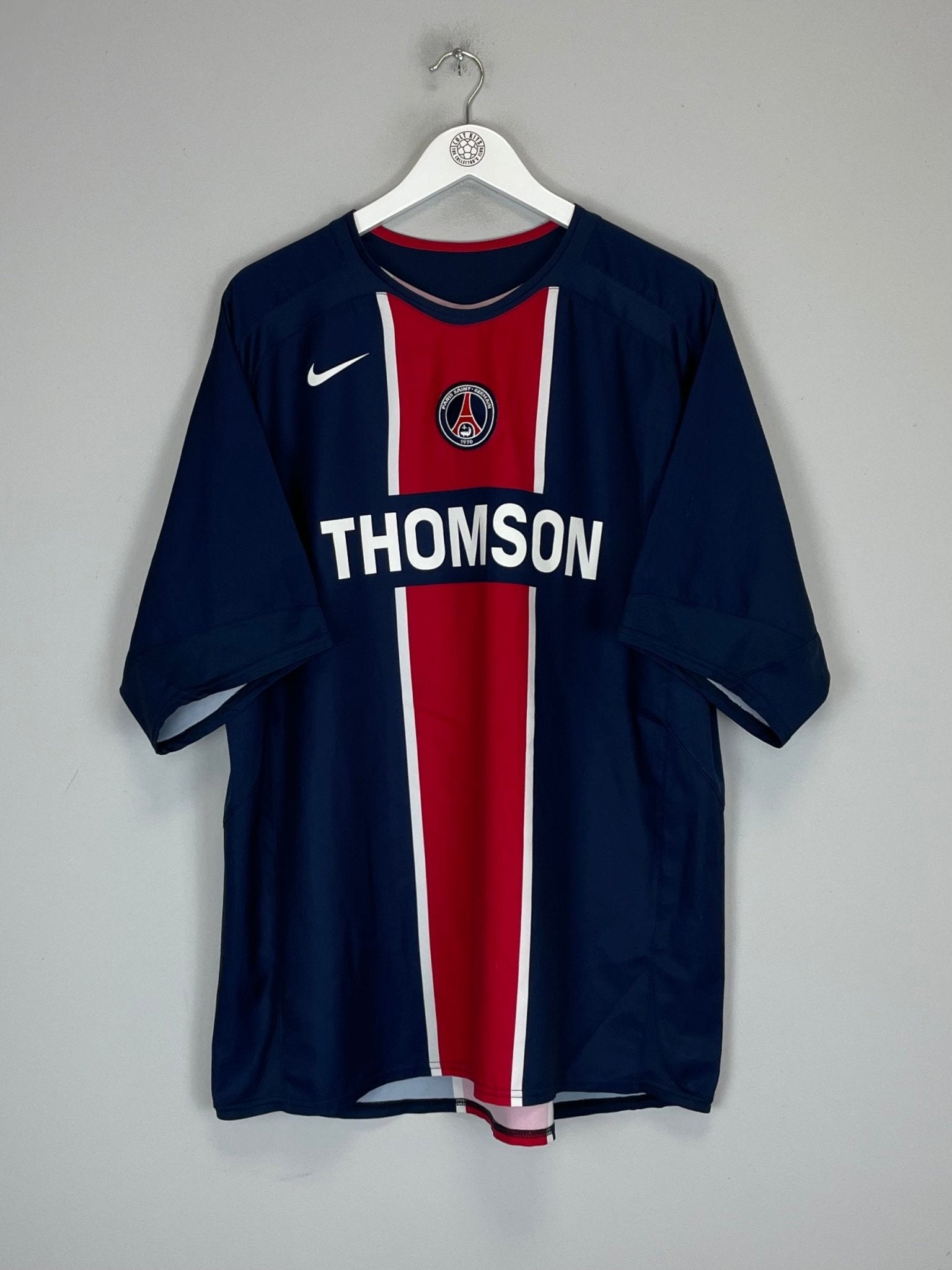 Shop 2005/06 PSG DHORASOO #10 HOME SHIRT (XL) NIKE, classic football shirts, vintage football shirts & retro soccer jerseys at Cult Kits