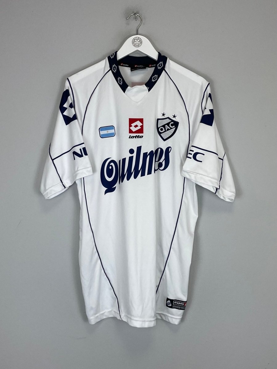 2005/06 QUILMES HOME SHIRT (XL) LOTTO - Cult Kits - XL - Buy Vintage Football Shirts, Authentic Retro Football Shirts For Sale, Classic Football Shirts & Soccer Jersey