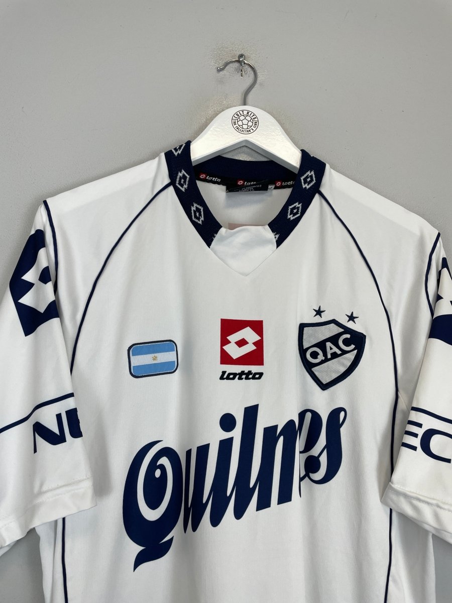 2005/06 QUILMES HOME SHIRT (XL) LOTTO - Cult Kits - XL - Buy Vintage Football Shirts, Authentic Retro Football Shirts For Sale, Classic Football Shirts & Soccer Jersey