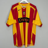 Shop 2005/06 RC LENS *CENTENARY* HOME SHIRT (XL) NIKE, classic football shirts, vintage football shirts & retro soccer jerseys at Cult Kits