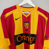 Shop 2005/06 RC LENS *CENTENARY* HOME SHIRT (XL) NIKE, classic football shirts, vintage football shirts & retro soccer jerseys at Cult Kits