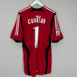 Shop 2005/06 REAL MADRID CASILLAS #1 GK SHIRT (M) ADIDAS, classic football shirts, vintage football shirts & retro soccer jerseys at Cult Kits