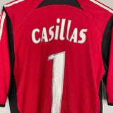 Shop 2005/06 REAL MADRID CASILLAS #1 GK SHIRT (M) ADIDAS, classic football shirts, vintage football shirts & retro soccer jerseys at Cult Kits