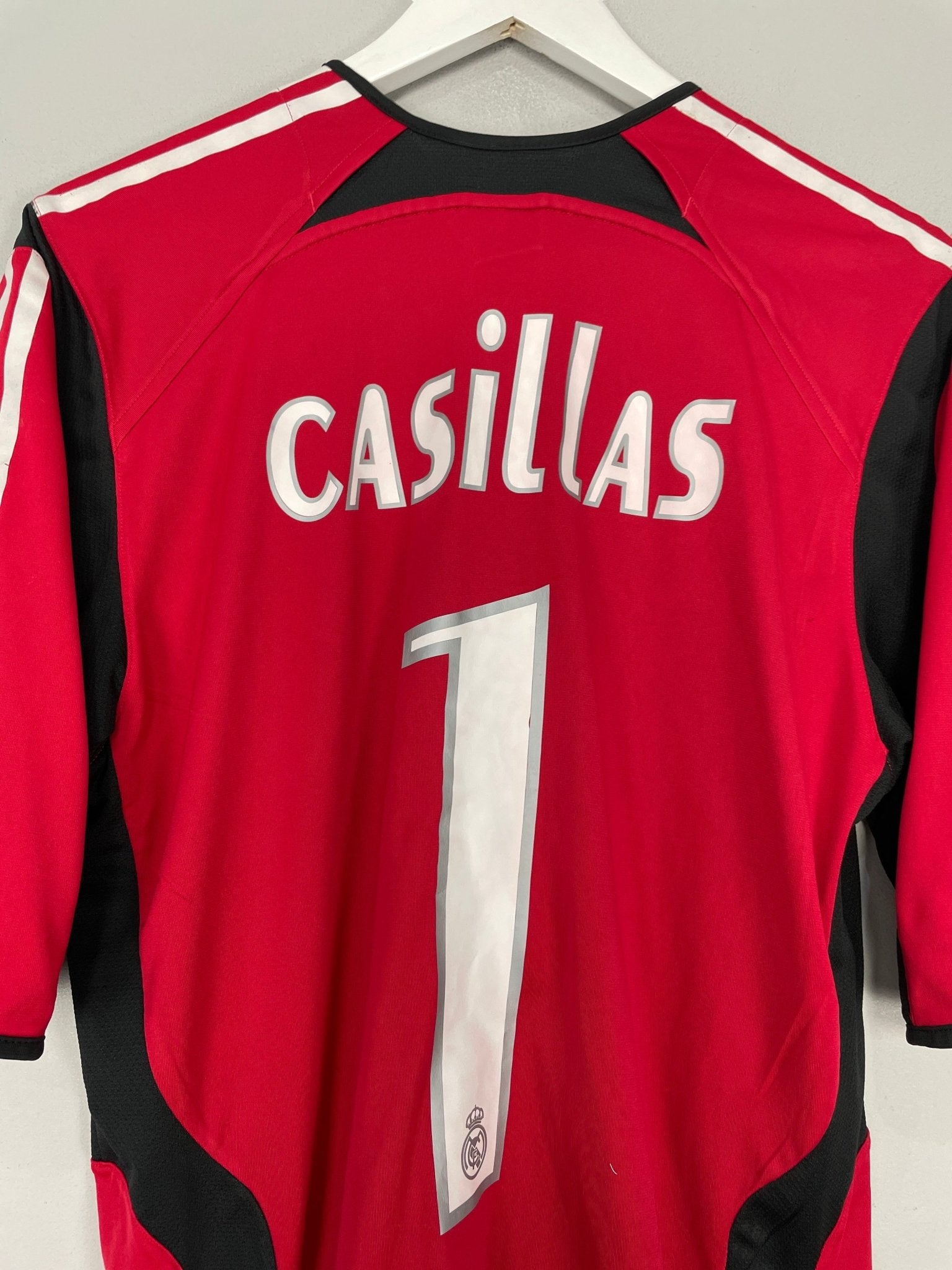 Shop 2005/06 REAL MADRID CASILLAS #1 GK SHIRT (M) ADIDAS, classic football shirts, vintage football shirts & retro soccer jerseys at Cult Kits